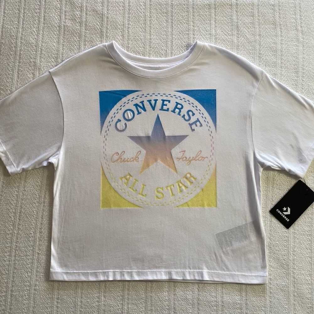 CONVERSE GIRLS LARGE TSHIRT 